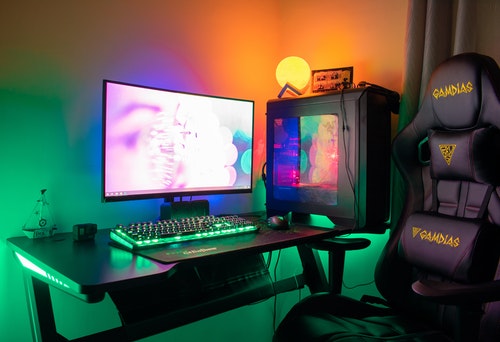 Gaming space on a room