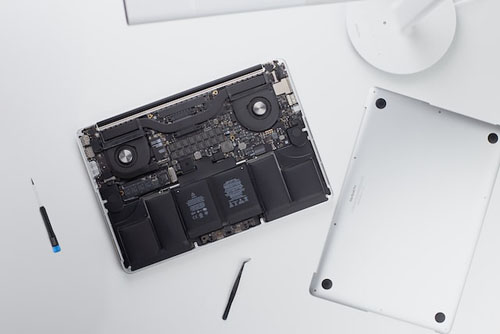 Dismantled MacBook Pro