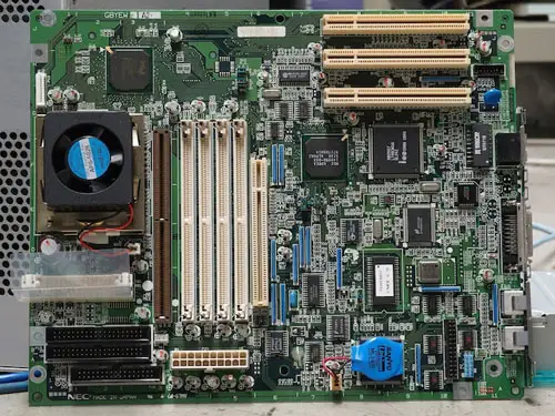 Close-up of a Motherboard