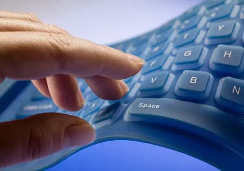 Flexible Keyboard with Hand