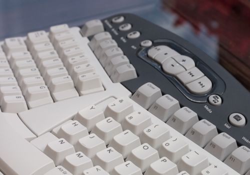 Keyboard with Multimedia Keys