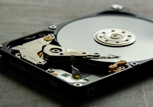 Black Hard Disk Drive