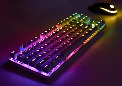 Mechanical Keyboard with RGB Light