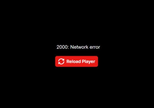 Twitch Network Error Page