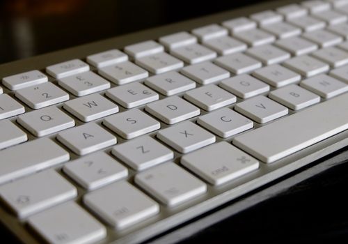 White Flat Keyboard