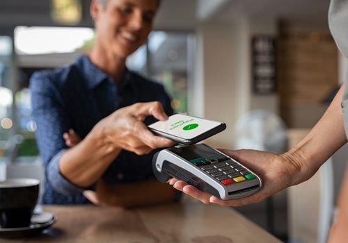 Cashless Payment at a Coffee Shop