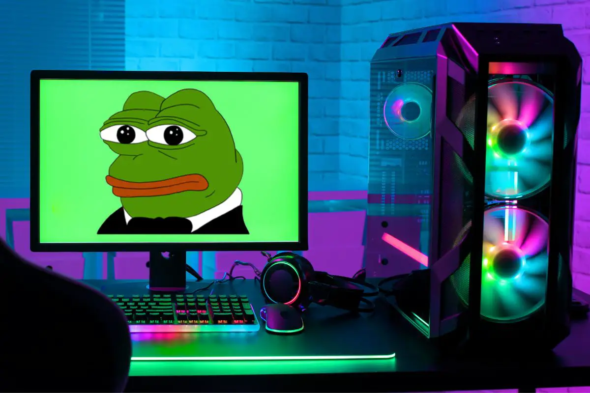 Gaming PC Setup with Booba Emote