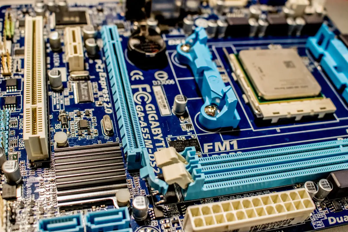 Main Circuit Board of a Computer