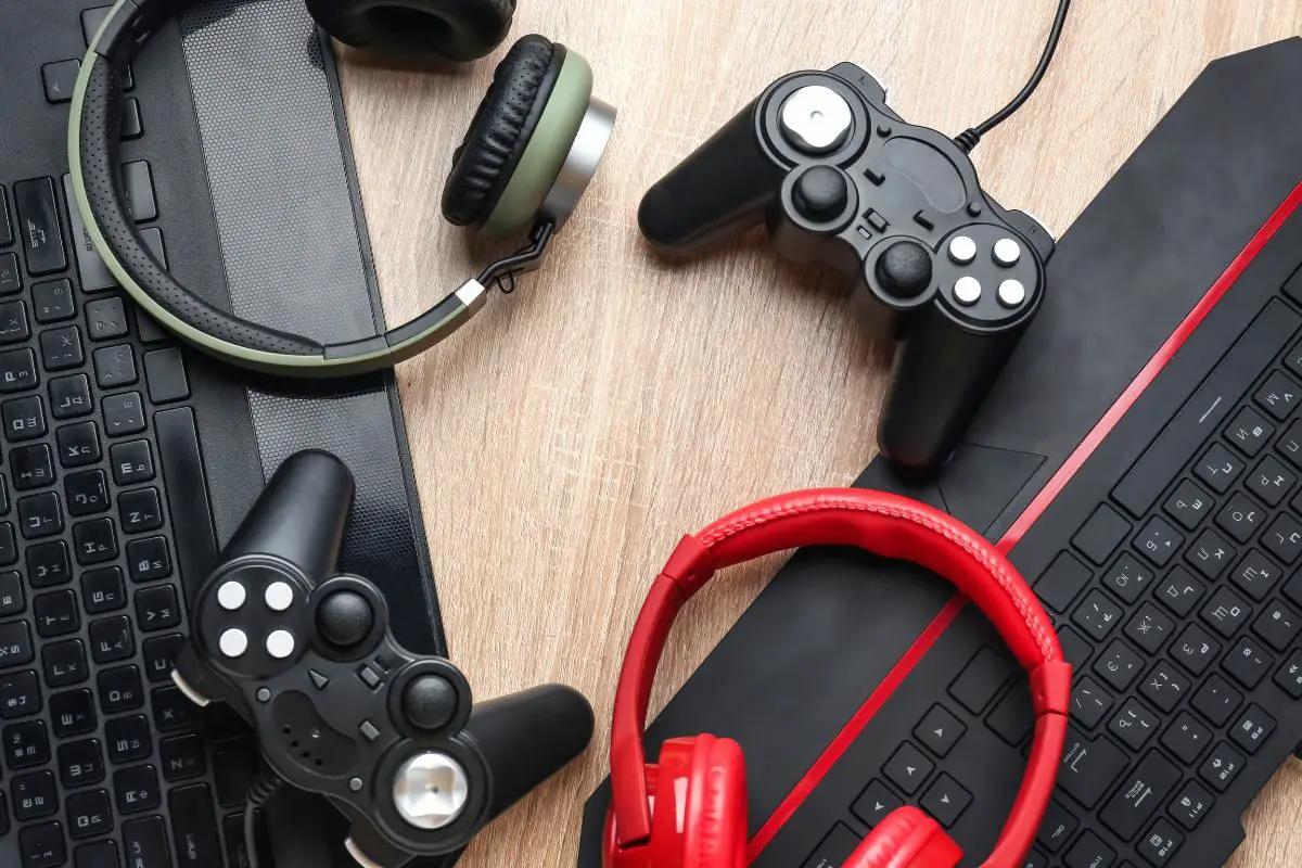 Modern Gaming Accessories on the Table