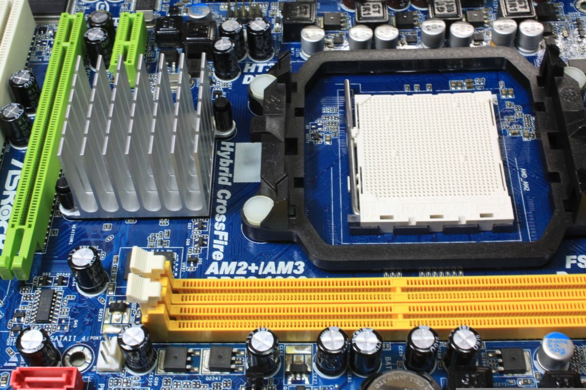 Blue Computer Motherboard