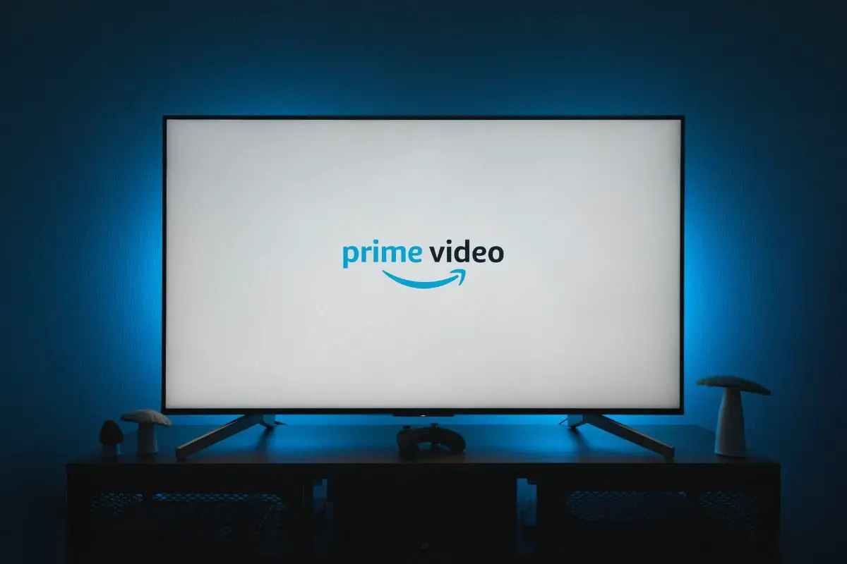 Television Screen with Prime Video Logo