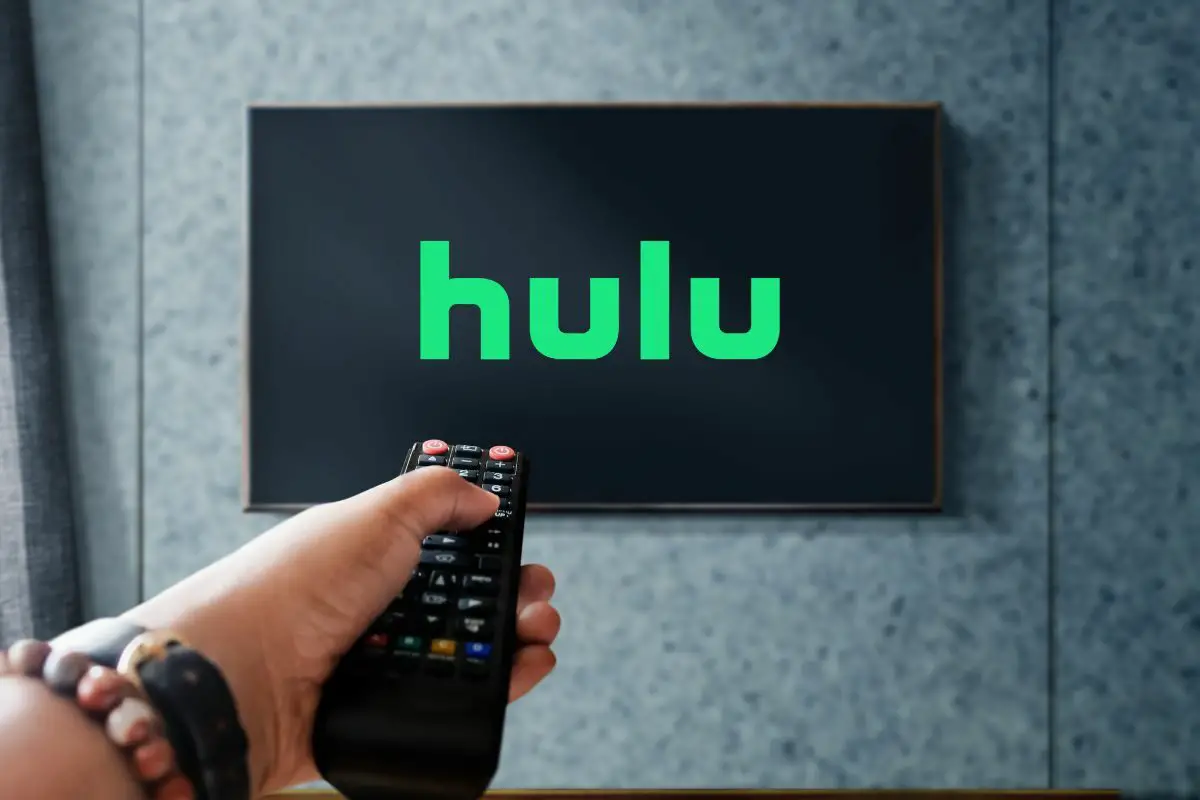 hulu Streaming on the Wall Mounted TV