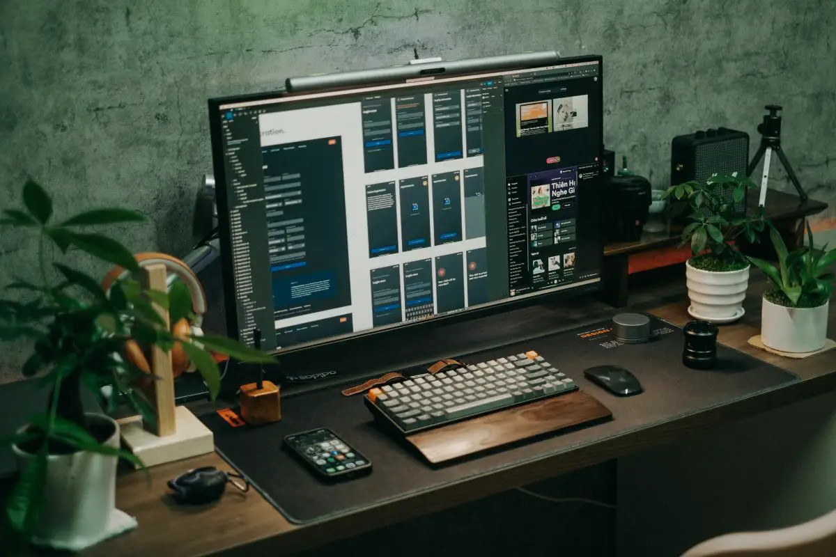 Computer Setup on the Table